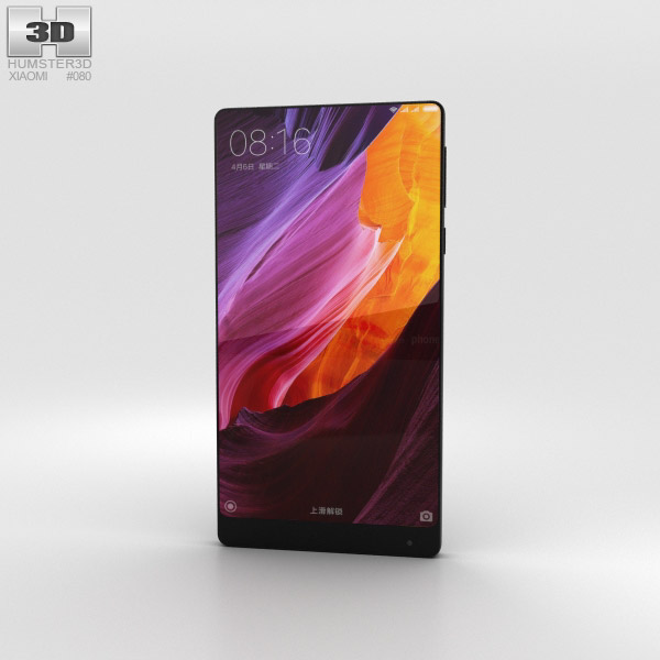Xiaomi Mi Mix Black 3D модель