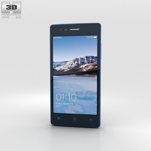 Oppo Neo 5 Blue Modèle 3D