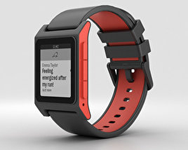 Pebble 2 Charcoal / Flame 3D model