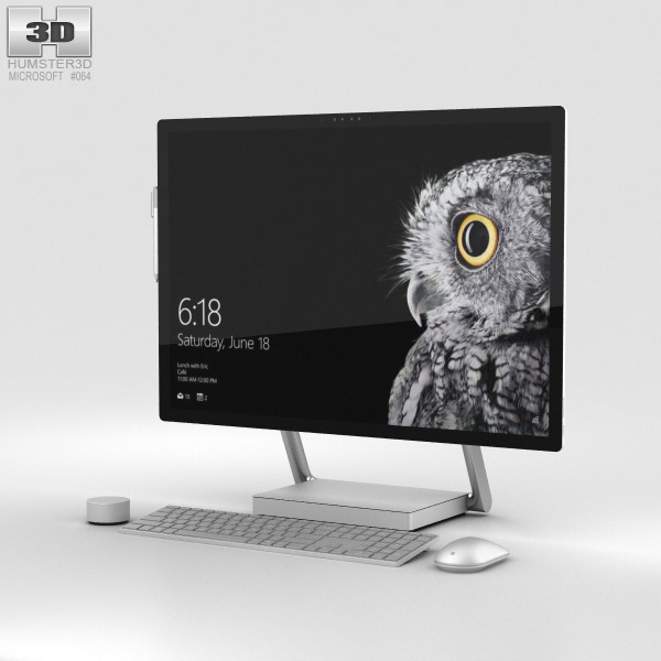 Microsoft Surface Studio 3Dモデル