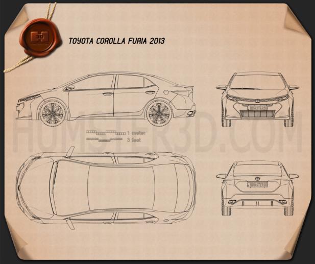 Toyota Corolla Furia 2013 Blueprint