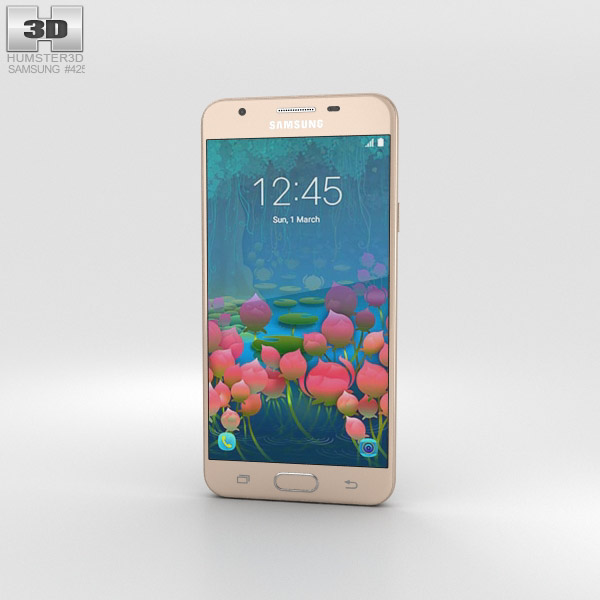 Samsung Galaxy J5 Prime Gold Modèle 3D