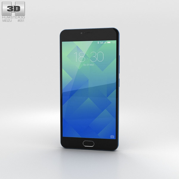 Meizu M5 Sapphire Blue 3D模型