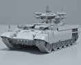 BMPT Terminator 3Dモデル clay render