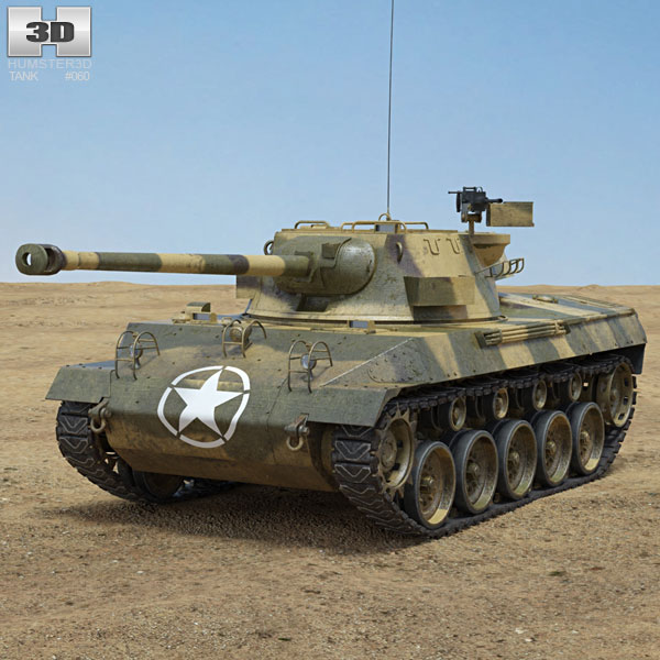 M18 Hellcat Modelo 3d