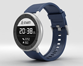 Huawei Fit Silver with Blue Band 3D модель