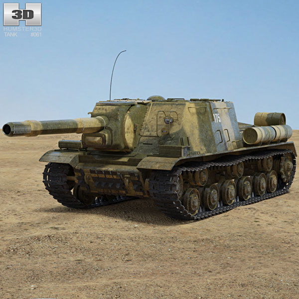ISU-152 3D-Modell