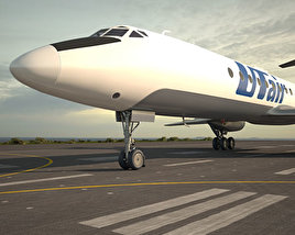 Tupolev Tu-134 Modelo 3D