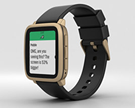 Pebble Time 2 Gold 3D model