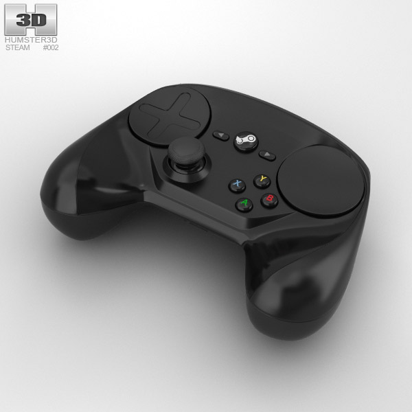 Steam 游戏控制器 3D模型