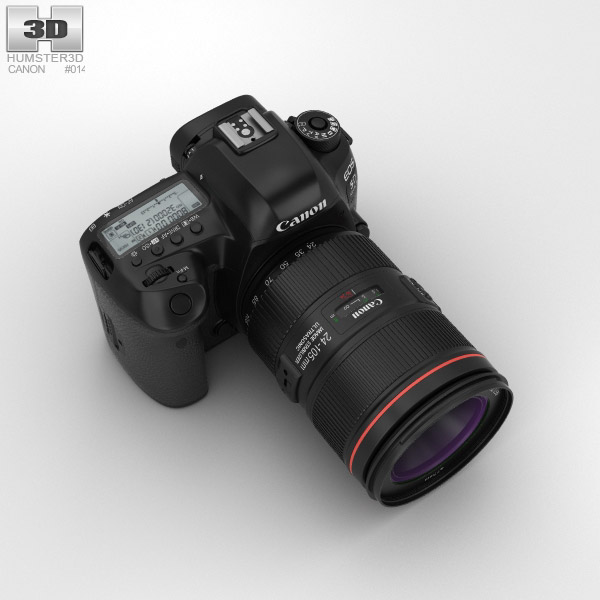 Canon EOS 5D Mark IV 3D model Electronics on Hum3D