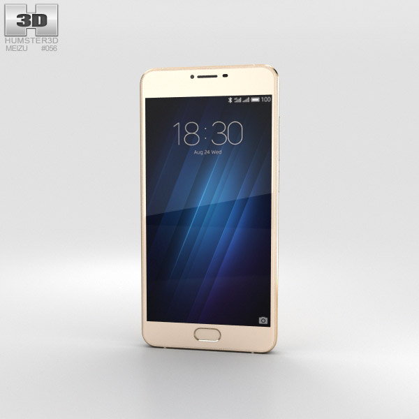 Meizu U10 Shampane Gold Modelo 3D