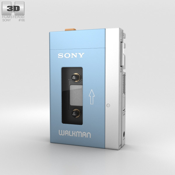 Sony Walkman TPS-L2 Modello 3D