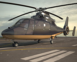Eurocopter AS365 Dauphin 3D-Modell