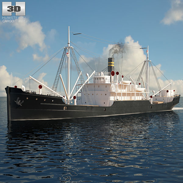 Ferris Cargo Ship 3D model
