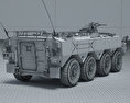 Type 96 Wheeled Armored Personnel Carrier 3d model