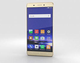 Gionee Marathon M5 Gold Modelo 3D