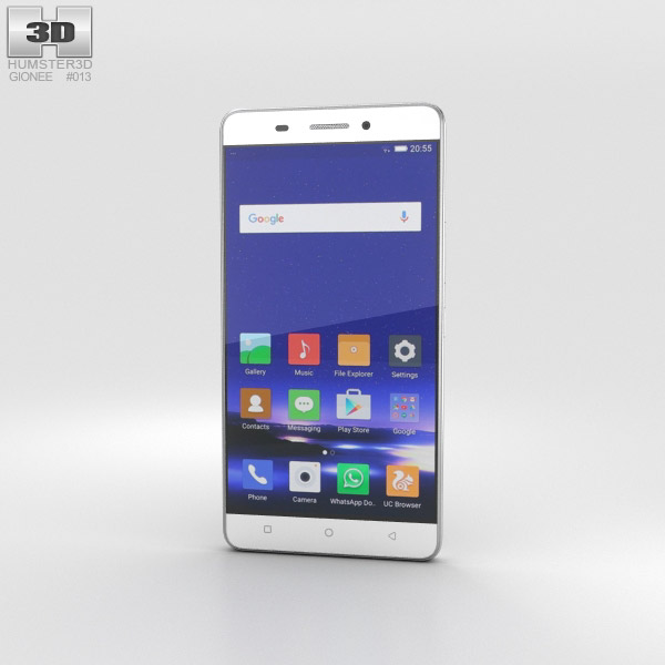 Gionee Marathon M5 White 3D model