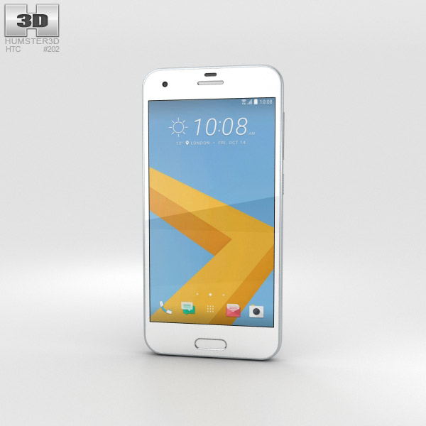 HTC One A9s Silver 3D модель