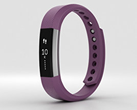 Fitbit Alta Plum/Silver 3D model