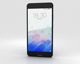 Meizu M3x Schwarz 3D-Modell