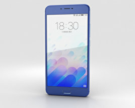 Meizu M3x Blue 3D 모델 