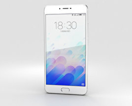 Meizu M3x Silver 3D-Modell