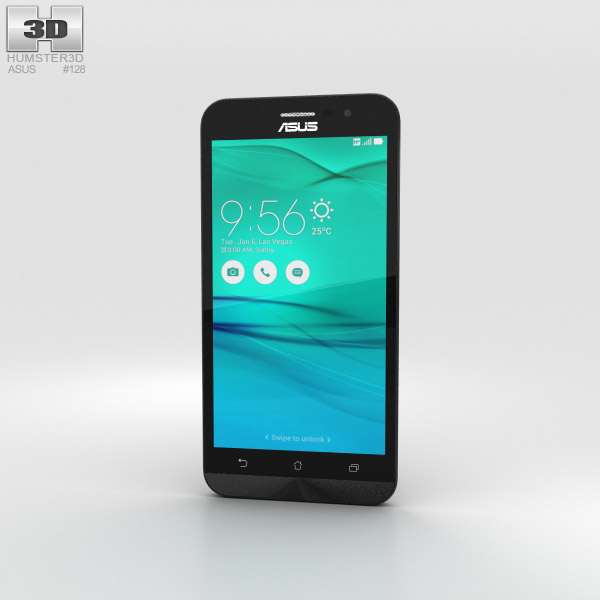 Asus Zenfone Go (ZB500KL) Charcoal Black Modelo 3D