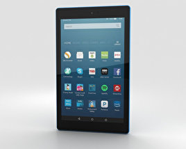 Amazon Fire HD 8 Blue 3D-Modell
