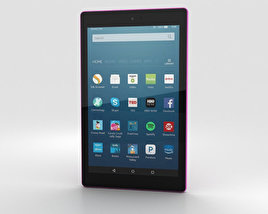 Amazon Fire HD 8 Magenta Modelo 3D