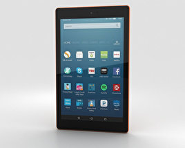 Amazon Fire HD 8 Tangerine Modelo 3d