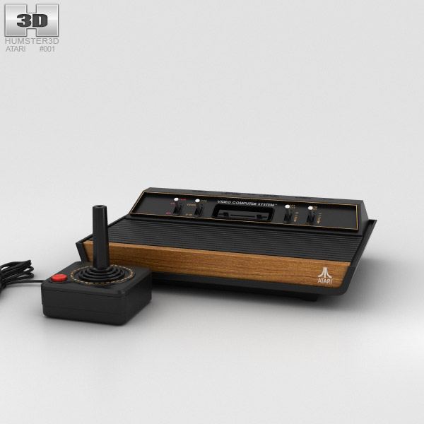 Atari 2600 Modello 3D