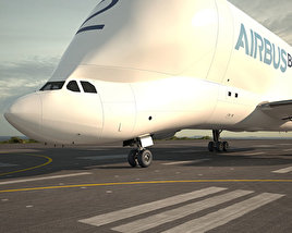 Airbus A300-600ST Beluga 3D model