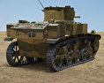 M3 Stuart 3D-Modell Rückansicht