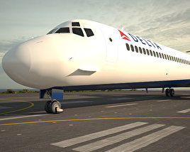 McDonnell Douglas MD-80 Modelo 3d