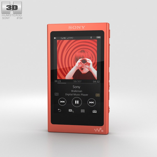 Sony NW-A35 Red 3D model