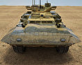 T-15 Armata Modello 3D vista frontale