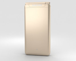 Samsung Galaxy Folder 2 Gold Modelo 3d
