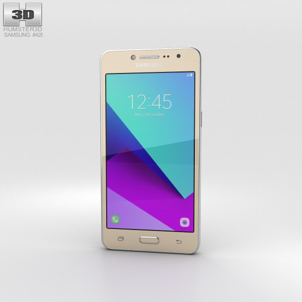 Samsung Galaxy J2 Prime Gold Modelo 3d