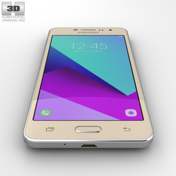 Samsung Galaxy J2 Prime Gold Modelo 3D - Electrónica on Hum3D