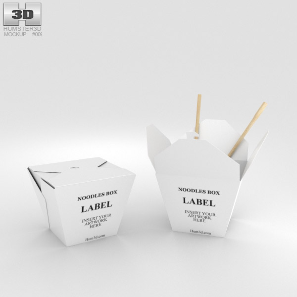 Noodles Box 3D model