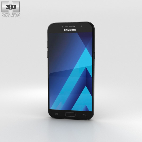 Samsung Galaxy A5 (2017) Black Sky 3D model