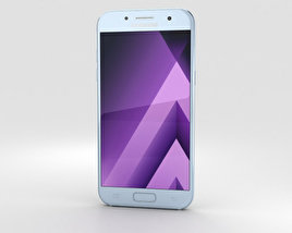 Samsung Galaxy A7 (2017) Blue Mist 3D model