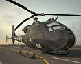 法國航太瞪羚直升機 3D模型