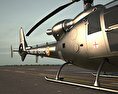 Aerospatiale SA-342 Gazelle Modello 3D
