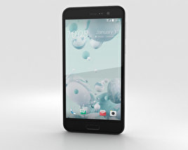 HTC U Play Ice White 3D 모델 