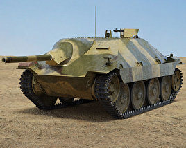 Jagdpanzer 38 Hetzer 3D 모델 