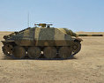 Jagdpanzer 38 Hetzer 3D-Modell Seitenansicht