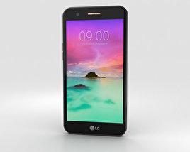 LG K10 (2017) Black 3D 모델 