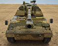 Panzerhaubitze 2000 3D-Modell Vorderansicht